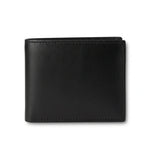 Obsidian Slim Leather Wallet Black